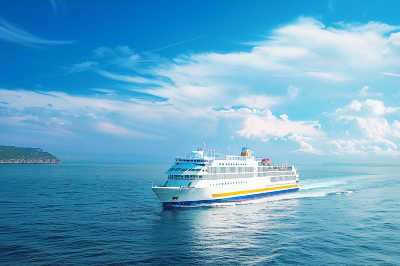 Ilustrasi kapal ferry ASDP.(Dok. Tiket.com)