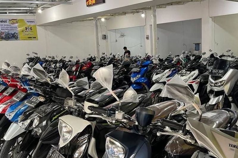 Ilustrasi jual beli motor bekas(Facebook/jual beli motor bekas Pekalongan)