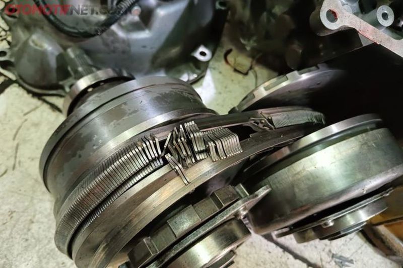 Belt pada CVT yang rusak.(kompas.com)
