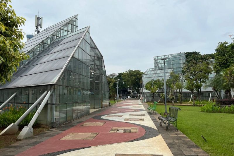Taman Menteng, Jakarta Pusat.(KOMPAS.com/DINDA AULIA RAMADHANTY)