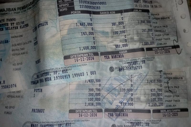 Penetapan opsen PKB (Kompas.com/Erwin Setiawan)