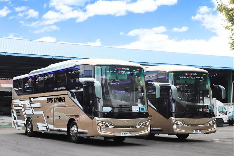 Bus baru PO SPS Travel, pakai bodi Skylander buatan New Armada(INSTAGRAM/NEWARMADA.OFFICIAL)