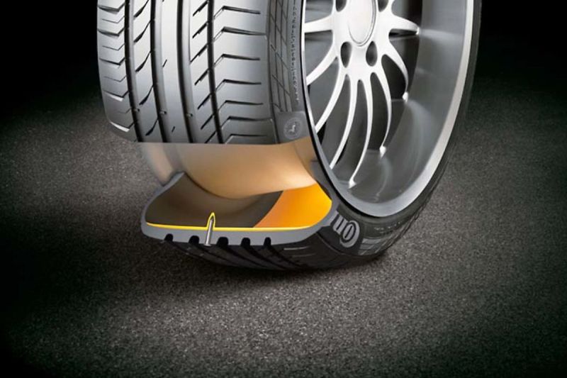Ilustrasi Self-sealing tire pada ban.(Auto trader)