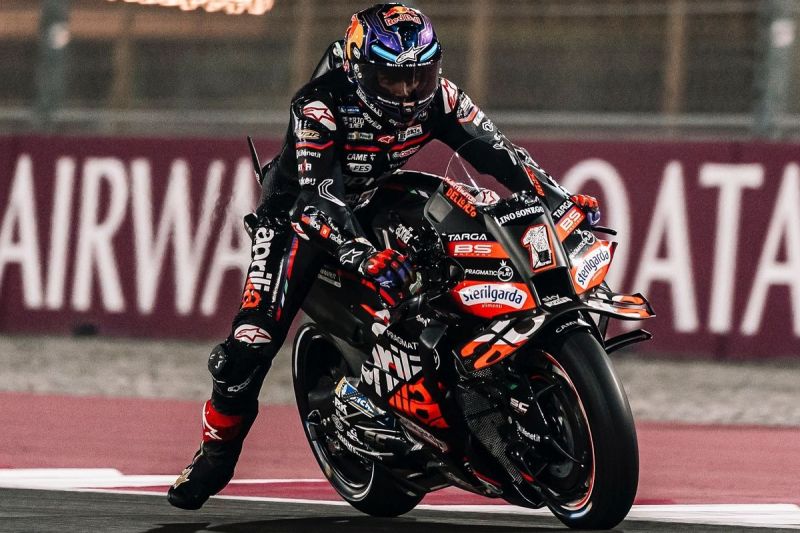 Jorge Martin saat berlaga pada MotoGP Qatar 2025(Dok. @89jorgemartin)