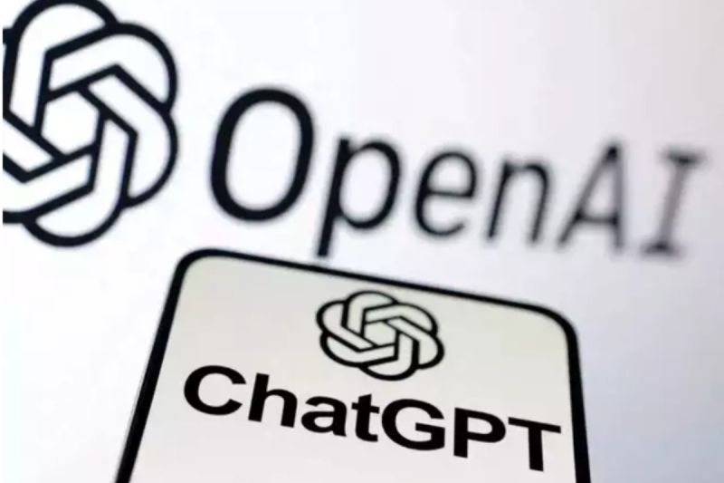 Ilustrasi logo OpenAI dan ChatGPT.(Reuters)