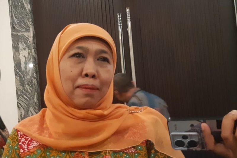 Gubernur Jawa Timur Khofifah Indar Parawansa (KOMPAS.com/ Nugraha Perdana )