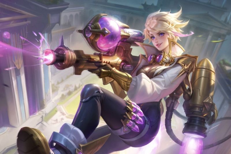 Ilustrasi hero Mobile Legends Kimmy versi revamp.Ilustrasi hero Mobile Legends Kimmy versi revamp di patch 1.9.68.(Moonton Games)