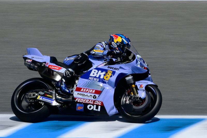 Alex Marquez saat berlaga pada MotoGP Spanyol 2025(Dok. Gresini Racing)