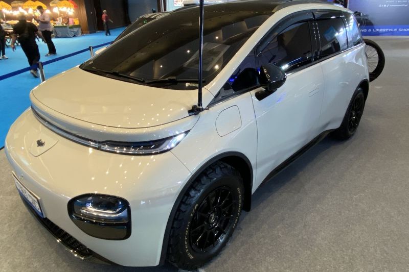 modifikasi wuling cloud ev(Kompas.com/Nanda)