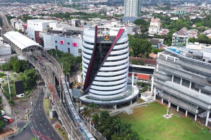 Gedung Jaksa Agung Muda Bidang Tindak Pidana Khusus (Jampidsus) hasil garapan PT Hutama Karya (Persero).(Dok. Hutama Karya)