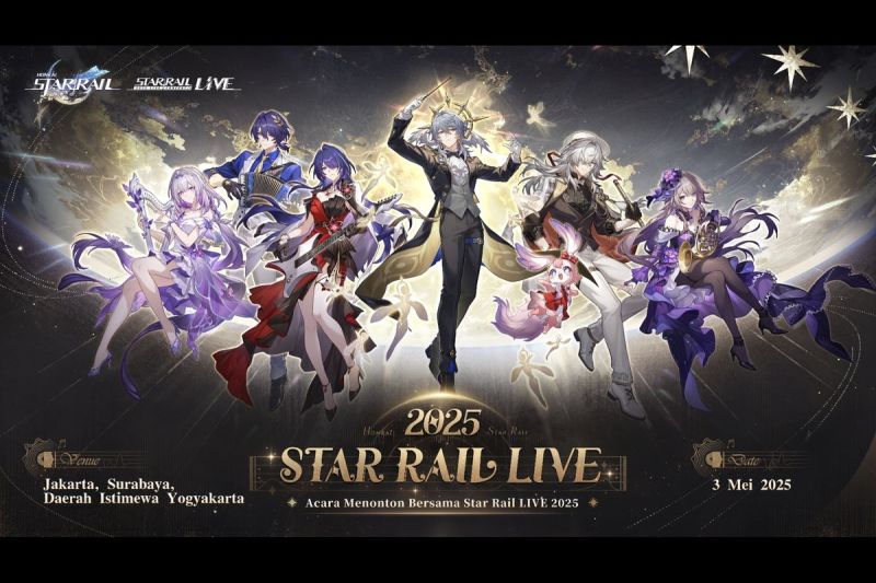Hoyoverse Gelar Konser Virtual Honkai Star Rail di Indonesia, Rayakan Ulang Tahun ke-2