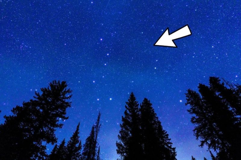 Lokasi supernova atau ledakan bintang di bulan Mei yang akan tampak seperti munculnya bintang baru.()