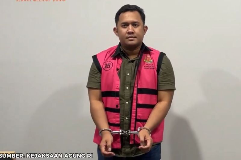 M Adhiya Muzakki atau MAM, bos buzzer tersangka perintangan proses hukum. (Dok Kejagung)(Kejagung)