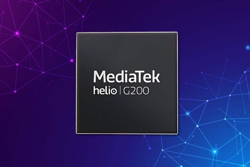 MediaTek merilis Helio G200, chipset penerus dari Helio G100 yang hadir dengan sejumlah peningkatan, seperti kamera, konektivitas, baterai, hingga efisiensi daya(MediaTek)