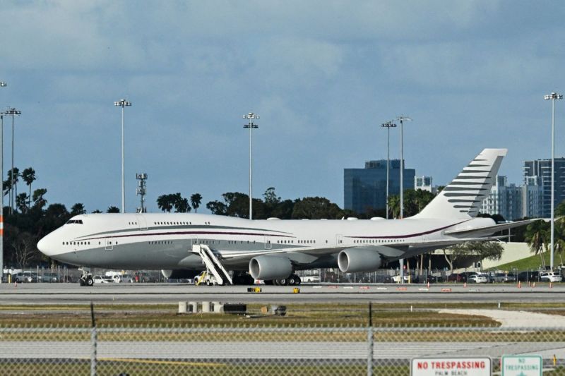 Boeing 747-8 milik pemerintah Qatar.(ABCNews)