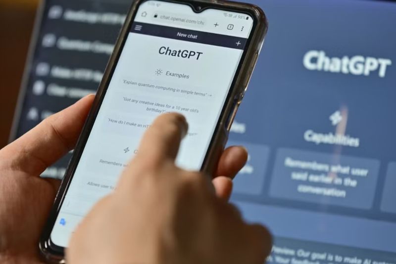 Ilustrasi tampilan platform AI ChatGPT.(makeuseof.com)