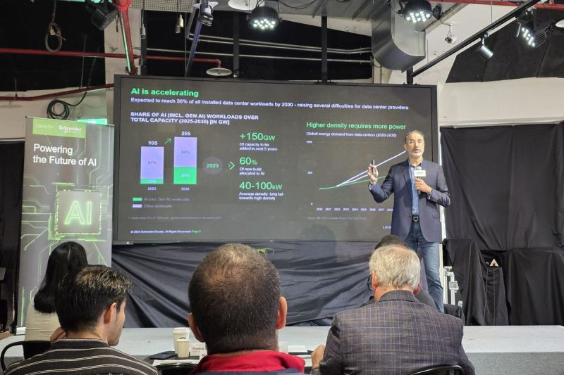 Pada 2030, 36 persen dari seluruh beban kerja di pusat data akan berasal dari AI, termasuk generative AI.