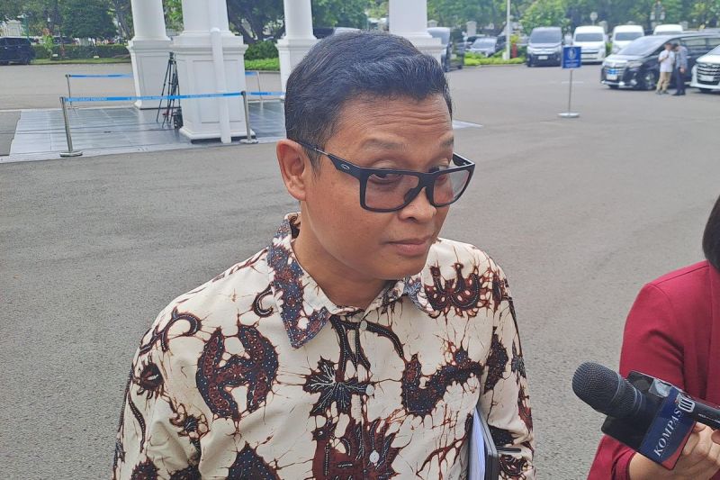 Bimo Wijayanto dipanggil Presiden Prabowo Subianto ke Istana, Jakarta, Selasa (20/5/2025). (KOMPAS.com/ADHYASTA DIRGANTARA)