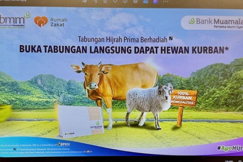 PT Bank Muamalat Indonesia Tbk kembali menghadirkan produk perbankan yang memungkinkan nasabah menabung dan beramal melalui Program Tabungan iB Hijrah Prima Berhadiah Paket Kurban.