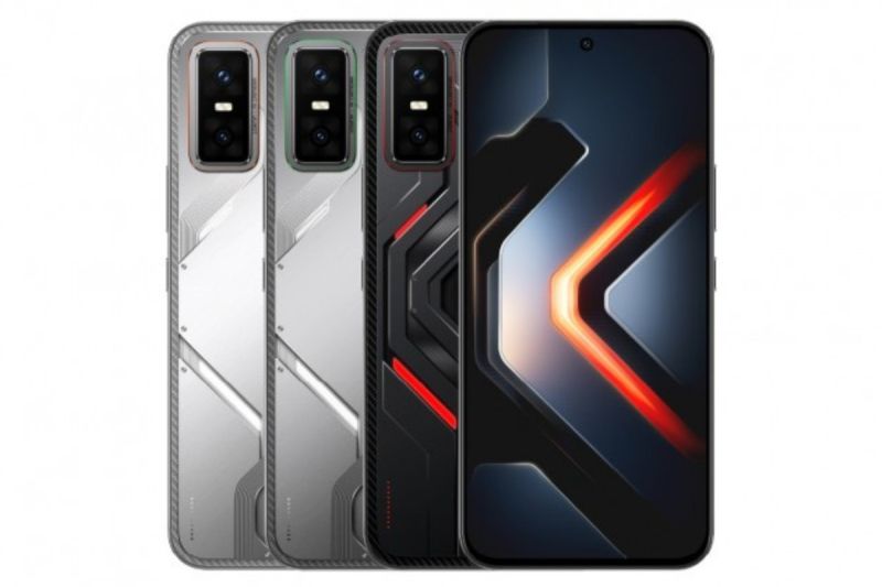 Infinix GT 30 Pro hadir dalam tiga opsi varian warna, yaitu Blade White, Shadow Ash, dan Dark Flare.(GSM Arena)