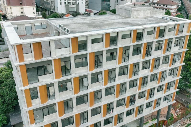 KAI Properti membangun coliving modern yang berlokasi di dekat Stasiun Gondangdia.(DOK. KAI PROPERTI)