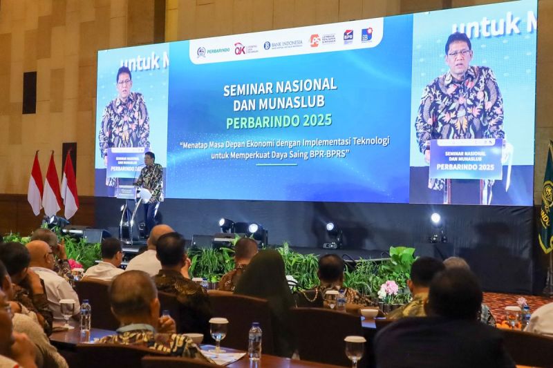 Musyawarah Nasional Luar Biasa (Munaslub) Perhimpunan Bank Perkreditan Rakyat Indonesia (Perbarindo) yang digelar di Yogyakarta, Sabtu (24/5/2025).(DOK. PERBARINDO)