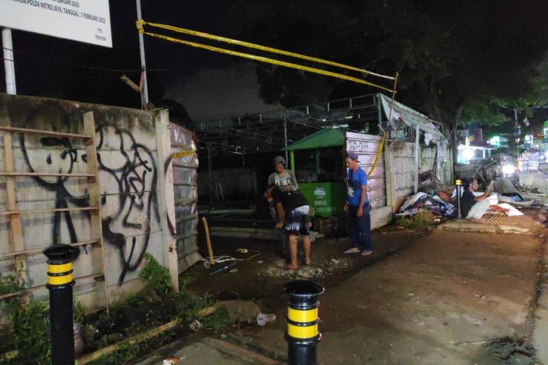 Kondisi lahan BMKG yang sudah mulai steril dari ormas GRIB Jaya.(Intan Afrida Rafni )