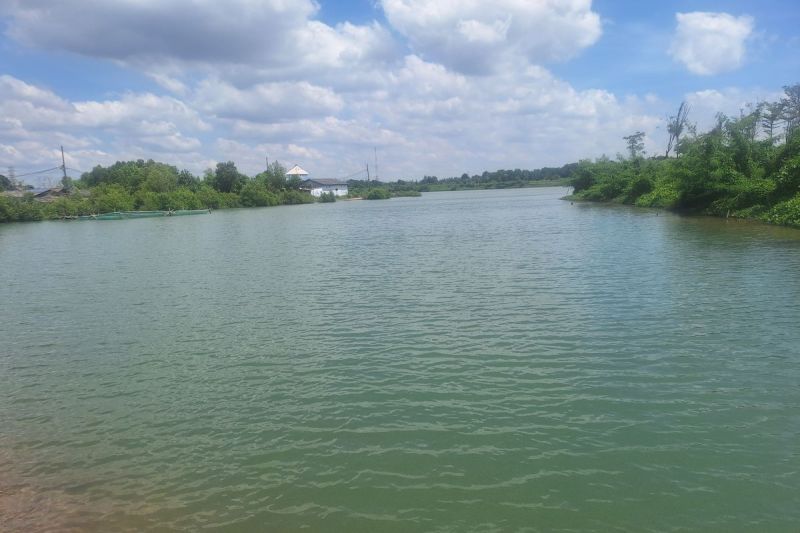 Waduk retensi Marunda disebut mulai ada pembangunan lagi setelah mangkrak 11 tahun.(KOMPAS.com/ SHINTA DWI AYU)