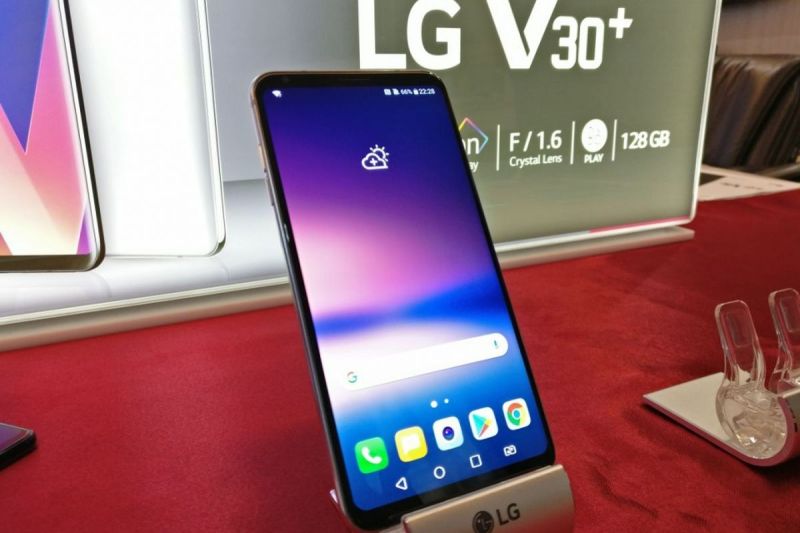 LG V30 Plus(Reska K. Nistanto/KOMPAS.com)
