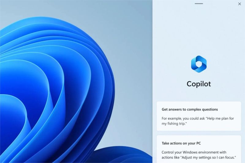 ilustrasi fitur AI Copilot Windows 11 di sidebar desktop