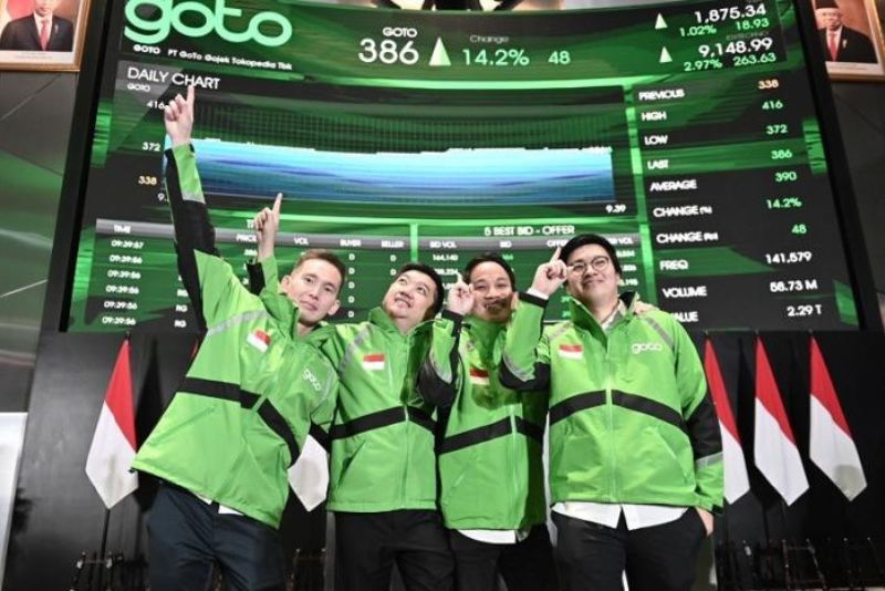 Saham GOTO Turun 5,56 Persen di Tengah Isu Merger dengan Grab, Ada Apa?