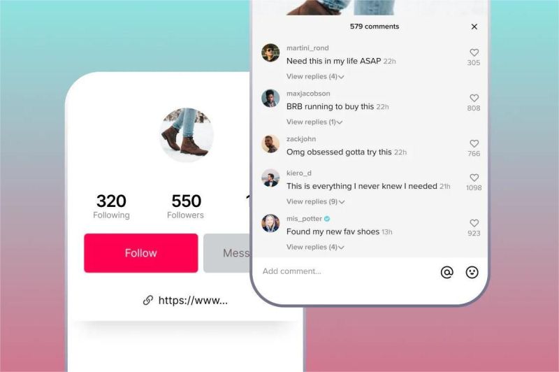 tampilan fitur AI TikTok Comment Assistant dengan balasan otomatis di kolom komentar