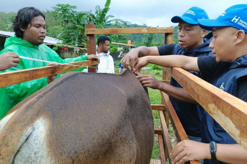 Jaga Amanah Qurban Secara Amanah, Ini Upaya Human Initiative Pastikan Kesehatan Hewan