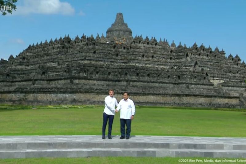 Presiden Prabowo dan Marcon Berkunjung, Candi Borobudur Steril dari Wisatawan