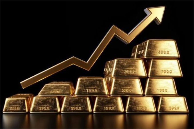 grafik harga emas dunia yang melonjak tajam di tahun 2025