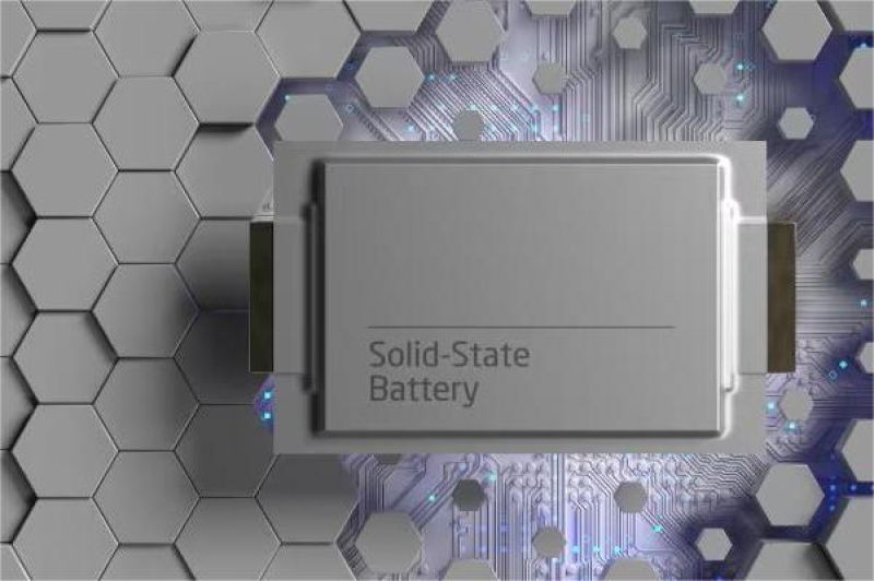 ilustrasi baterai solid-state untuk kendaraan listrik di Prancis