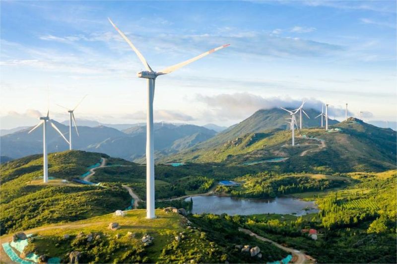 ilustrasi energi terbarukan dan lingkungan hijau di Indonesia
