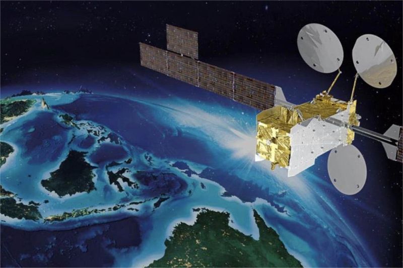 ilustrasi satelit satria-1 dan kondisi internet lambat di daerah terpencil Indonesia