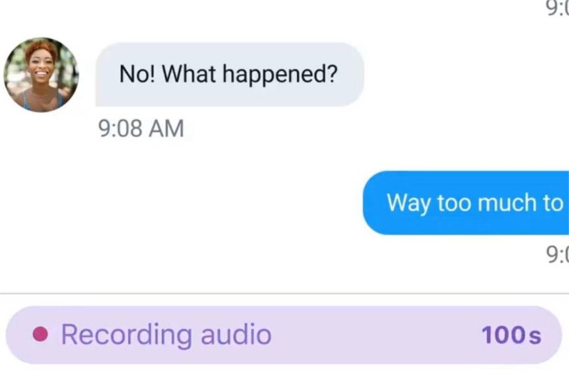 tampilan fitur voice post X (Twitter) di layar desktop dengan ikon mikrofon