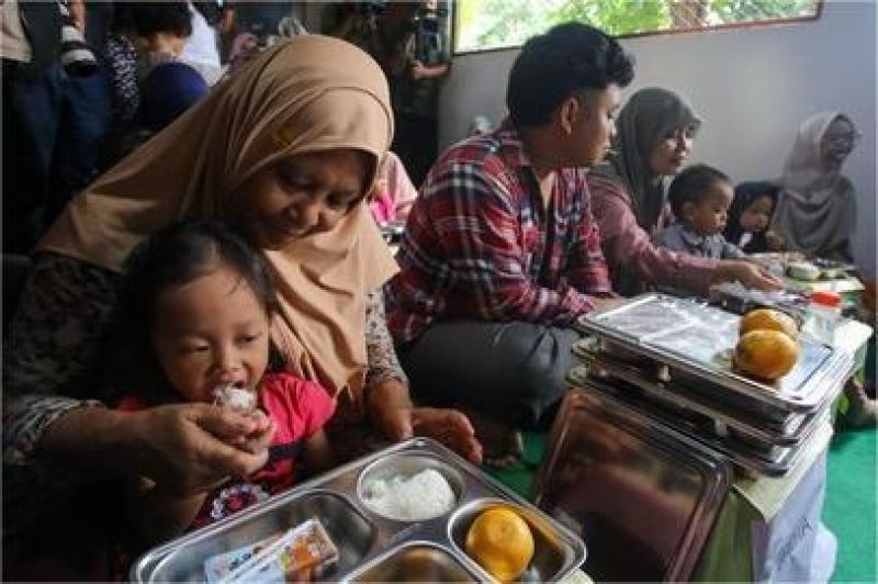warga kurang mampu kesulitan membeli makanan bergizi di tengah harga bahan pokok yang naik