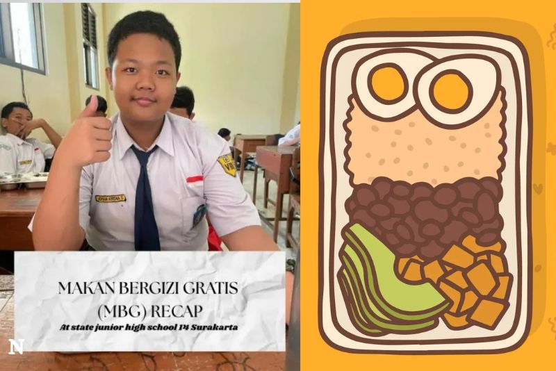 Siswa SMP Surakarta Berbagi Ulasan Menu Makan Bergizi Melalui Media Sosial
