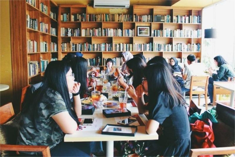 nongkrong perpustakaan gen z