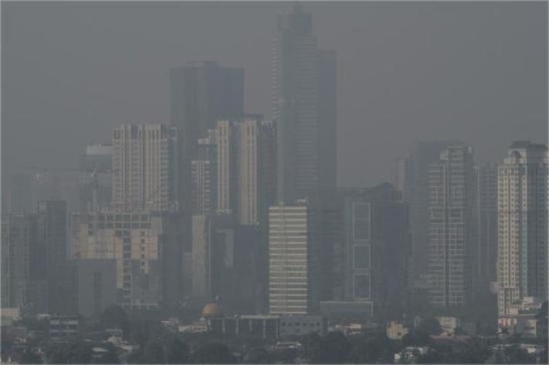 kota besar diselimuti kabut asap polusi udara