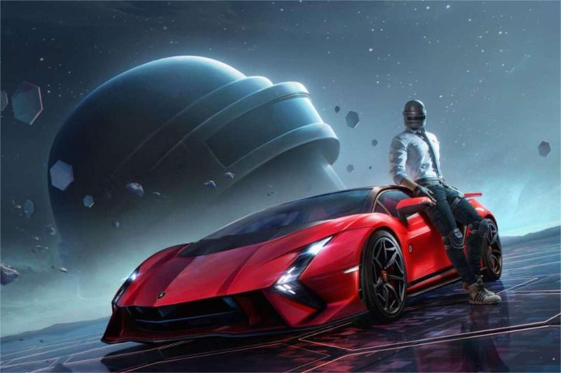 skin mobil Lamborghini di PUBG Mobile terbaru, tampilan mewah dan eksklusif