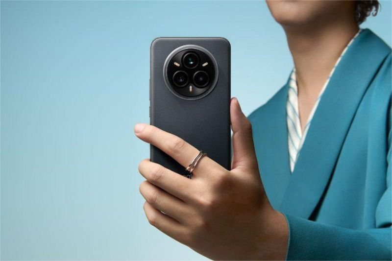 ilustrasi smartphone Realme dengan fitur AI kamera suasana otomatis