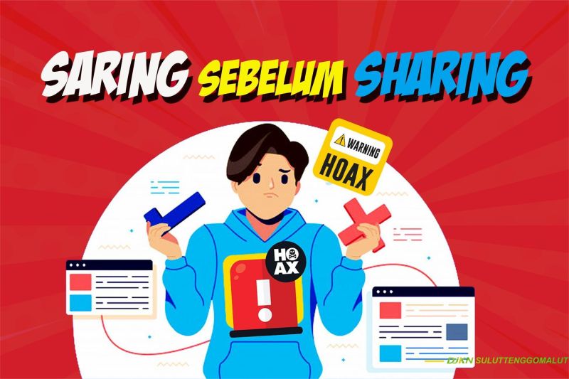 penyebaran hoaks di media sosial dan rendahnya literasi digital masyarakat Indonesia