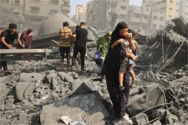 serangan udara Israel dan roket Hamas yang memperburuk konflik Gaza
