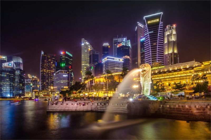 ilustrasi sistem smart city IoT di Singapura