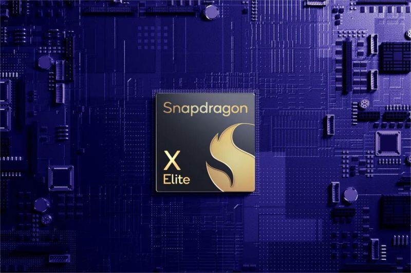 tampilan laptop Windows dengan chipset Snapdragon X Elite terbaru dari Qualcomm
