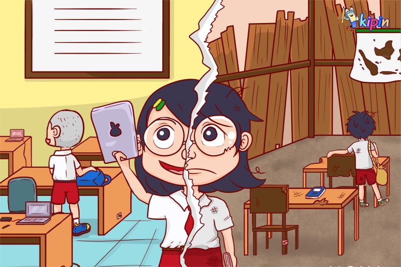 pembelajaran online di indonesia dan kesenjangan digital